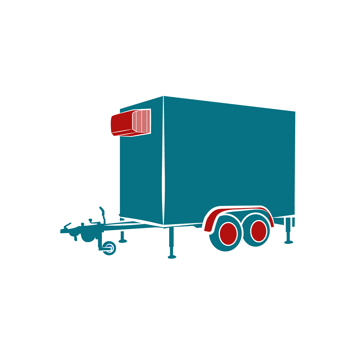 Kühl und Ausschankwagen